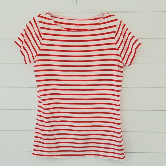 BODEN Stripe Breton Short Sleeve Stripe Tee
